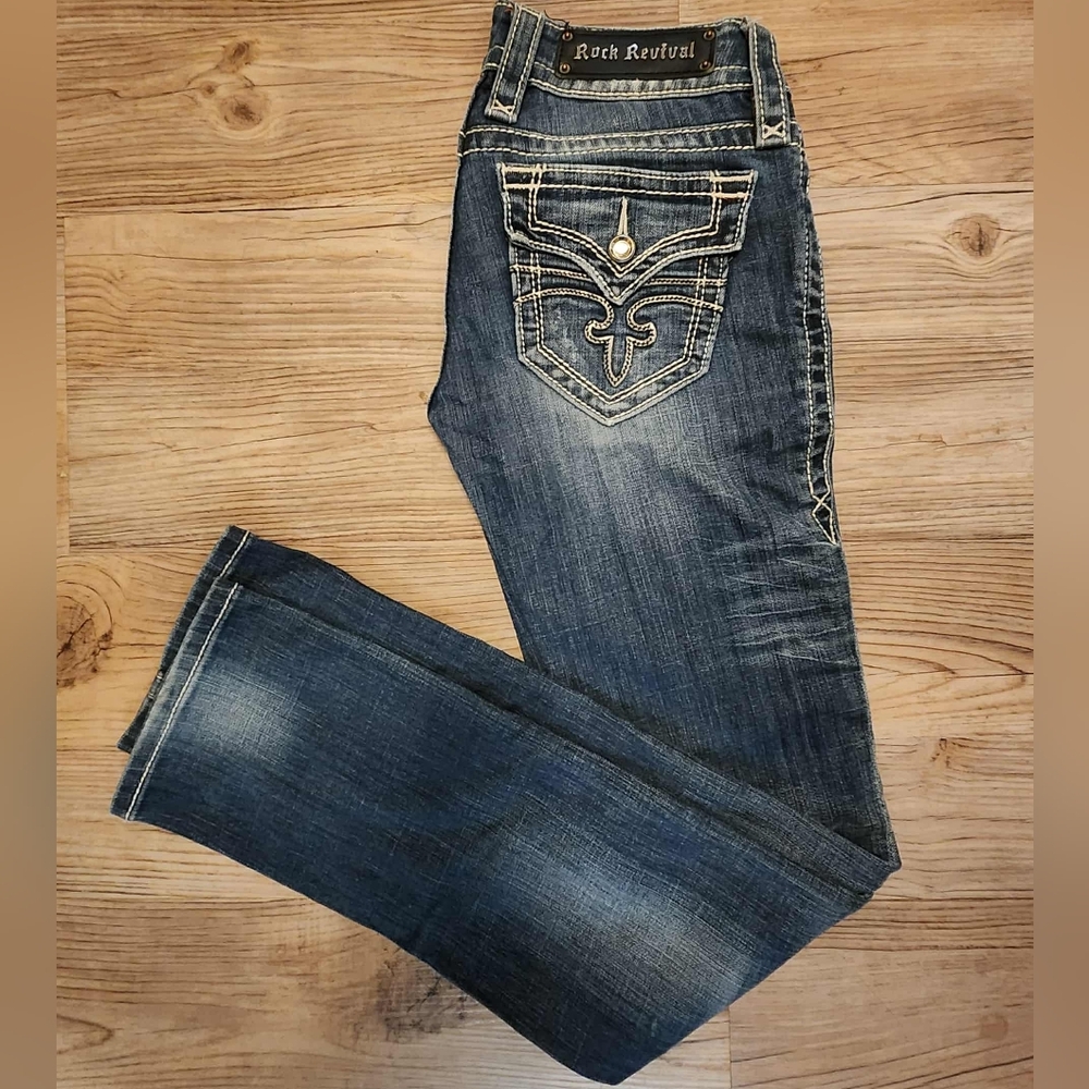 Rock Revival Jeans Celine Straight 26💕🎸